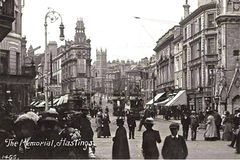 Looking-up-Cambridge-Road-from-the-Memorial.-1907.-1